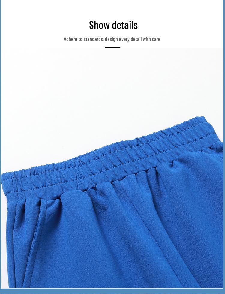 Girls' High-Waisted Summer Shorts - Breathable, Casual, Printed, Loose Mid-Length Pants