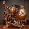 Zhaocai Hulu Home Furnishings Accessories, Resin Crafts, Gift for Store Opening, Study Decoration, Desktop Ornaments