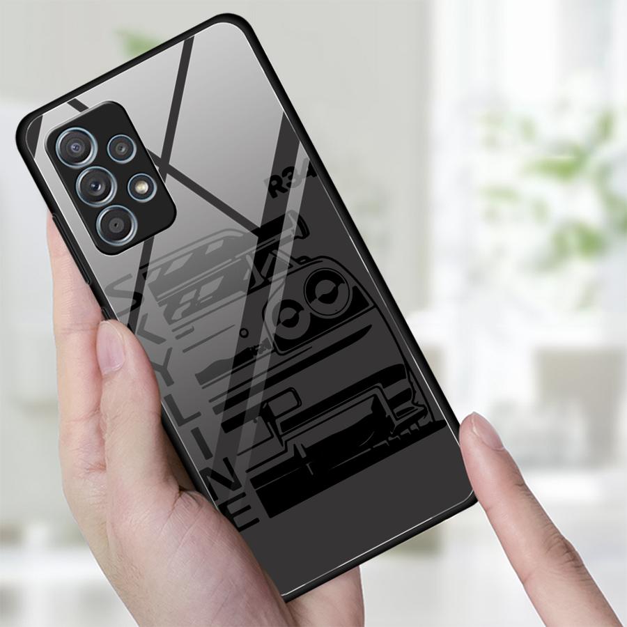 Phone Case for Samsung Galaxy A12 A10 A21 A06 A51 A52 A14 A30 A15 A50 A13 A20 A56 A35 A25 A36 A71 A16 A02 A73 A34 Creative Car