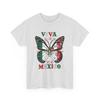 Viva Mexico Mexican Independence Day Butterfly Flag Mexico T-Shirt