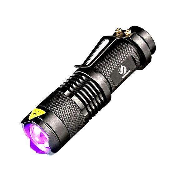 

УФ-фонарик, черный свет, лампа на батарейках типа АА для проверки маркеров