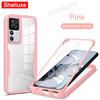 Mi12T 360 Full Body Front+Back Clear Case Shelluxe For Xiaomi Mi 12 12X 12T Pro For Xiomi Mi12 Lite Silicone Double Sided Cover