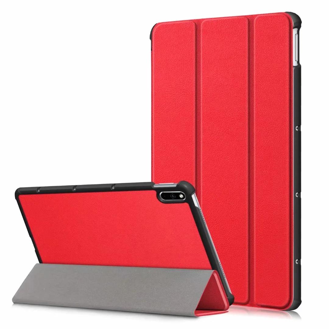 kst Чехол для планшета Huawei MatePad 11 2021 Тонкий из искусственной кожи For Matepad 11 красный