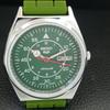 REFURBISHED SEIKO 5 AUTOMATIC 6309A JAPAN MENS VINTAGE GREEN WATCH a442189-4