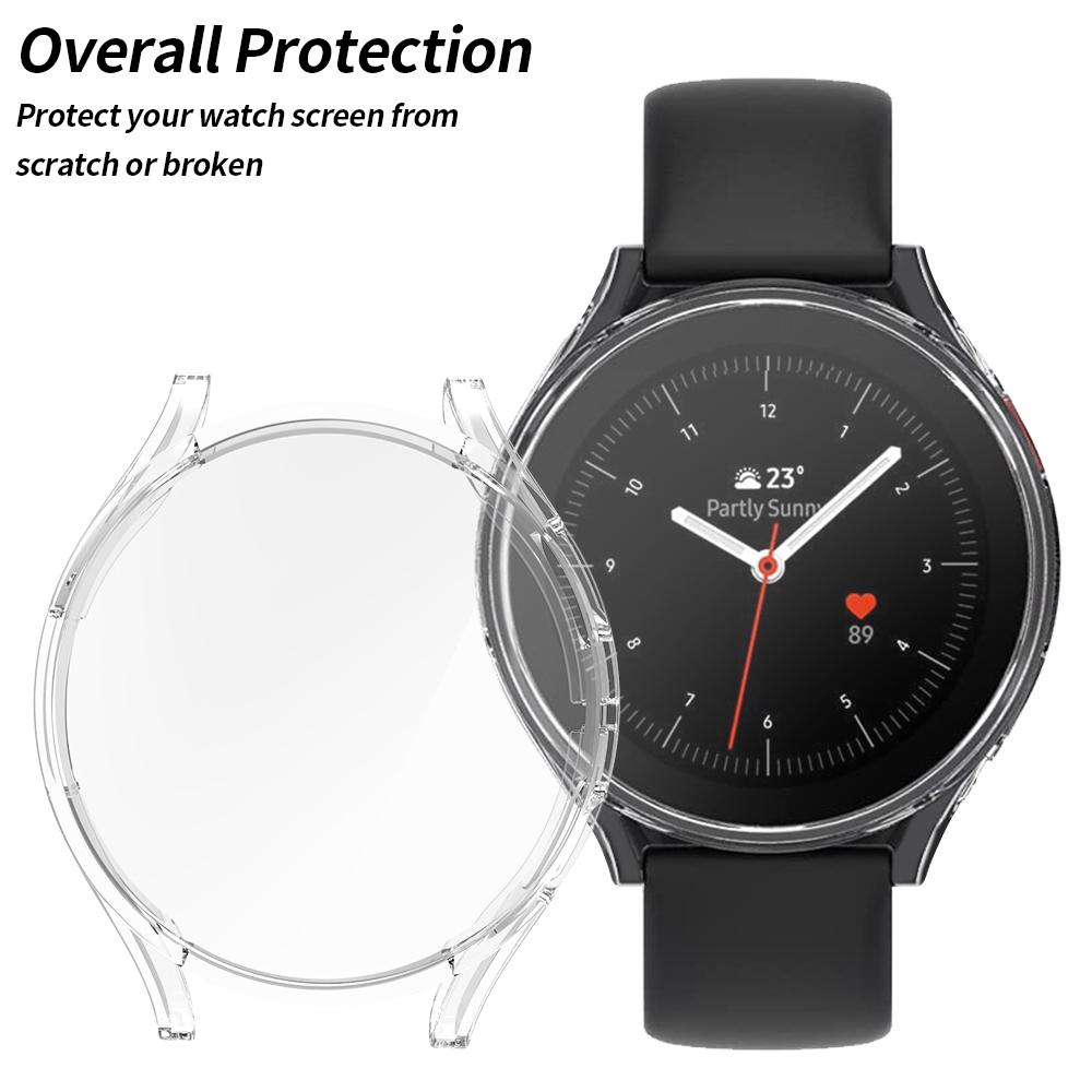 Case+Glass for Samsung Galaxy Watch 4 40mm 44mm TPU Screen Protector+Bumper for Samsung Galaxy Watch5 40mm 44mm Protective Cover
