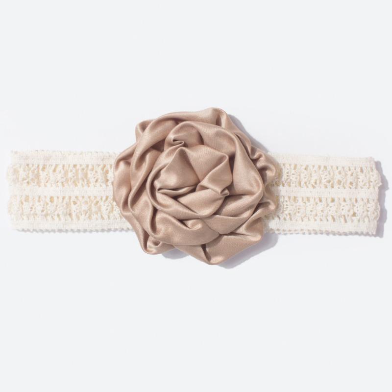 New Baby Lace Headband, Cute Flower Baby Elastic Fontanelle Headdress, Children's Accessories