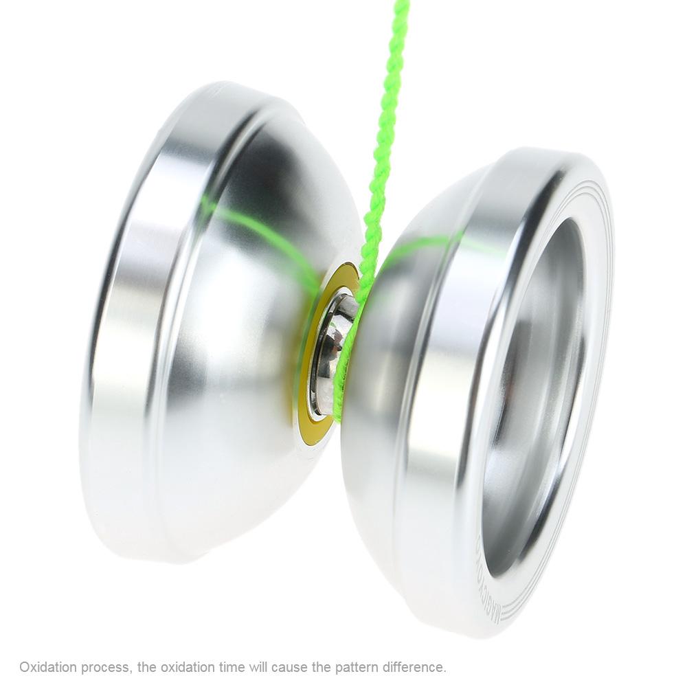Professional Magic Yoyo T6 Rainbow Aluminum Alloy Metal Yoyo 8 Ball KK Bearing with String for Kids