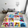 Crayons Shin-chans Cartoon Character Blanket  Super Warm Pattern Plush Throw Blanket For Kid Outdoor Flannel Bedspread Bed Cover