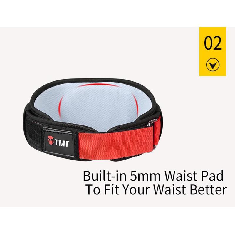 OLIKEI Gewichtheber-Taillenstützgürtel, Fitnessstudio-Fitnessgürtel, Rücken-Lendenwirbelstütze, atmungsaktiver Taillenschutz für Powerlifting, Kreuzheben, Kniebeugen