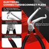 4 Pcs Electrical Disconnect Pliers And Cars Terminal Pin Removal Tool Kit,37960/37980/13120/ Collar Hose Clamp Pliers Set For Automotive Electric