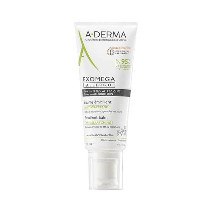 A-Derma Exomega Allergo Baume Émollient Anti-Grattage 200ml