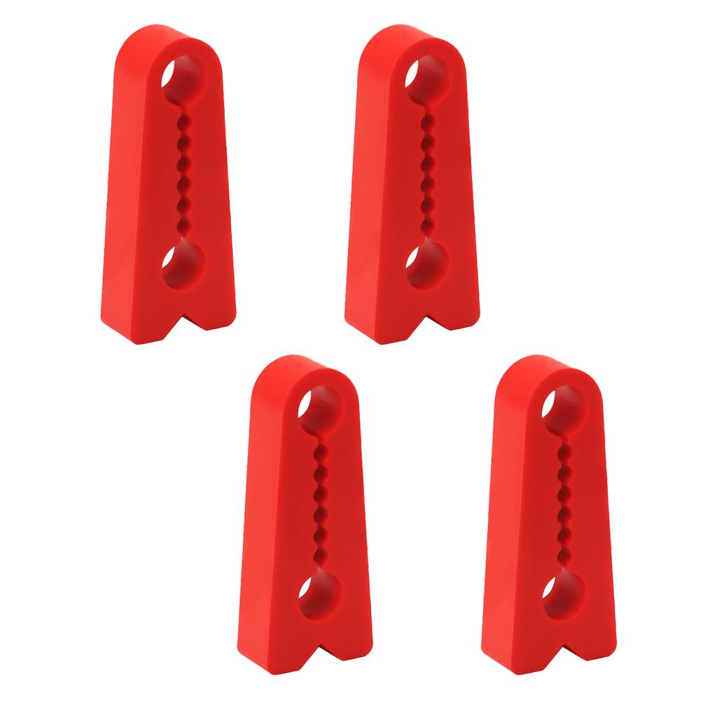 4pcs Damping Seal Pad Car Door Noise Cancelling Silicone Buffer Pads Vibration Dampening Universal Lock Shock Absorbers