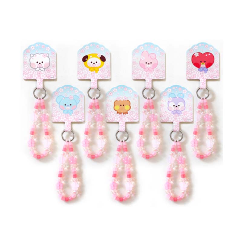 

BTS BT21 Официальный держатель для телефона Cherry Blossom, аутентичный RJ