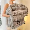 Striped Warm Blankets Soft Sofa Blankets High Quality Quilt  Autumn Winter