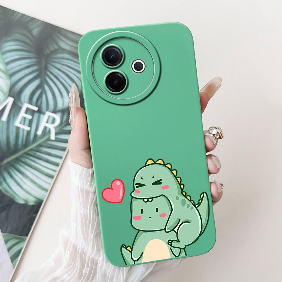 Für Vivo Y39 5G Hülle V2436 Niedliches Mode Cartoon Muster Abdeckung Stoßfest Weiche TPU Handyhüllen Für Vivo Y300i Y 39 VivoY39 Bumper