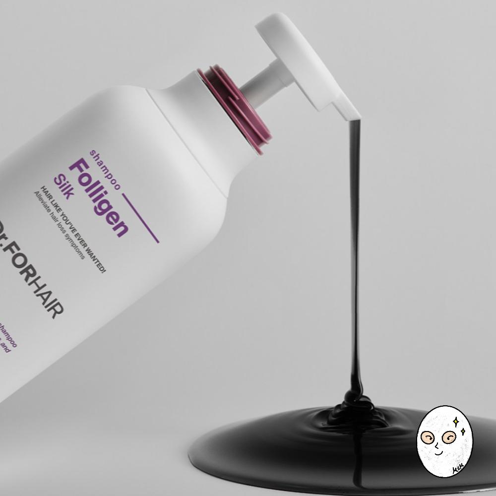 DR.FORHAIR Foligen Silk Shampoo for Hair Loss & Damage Repair 500ml