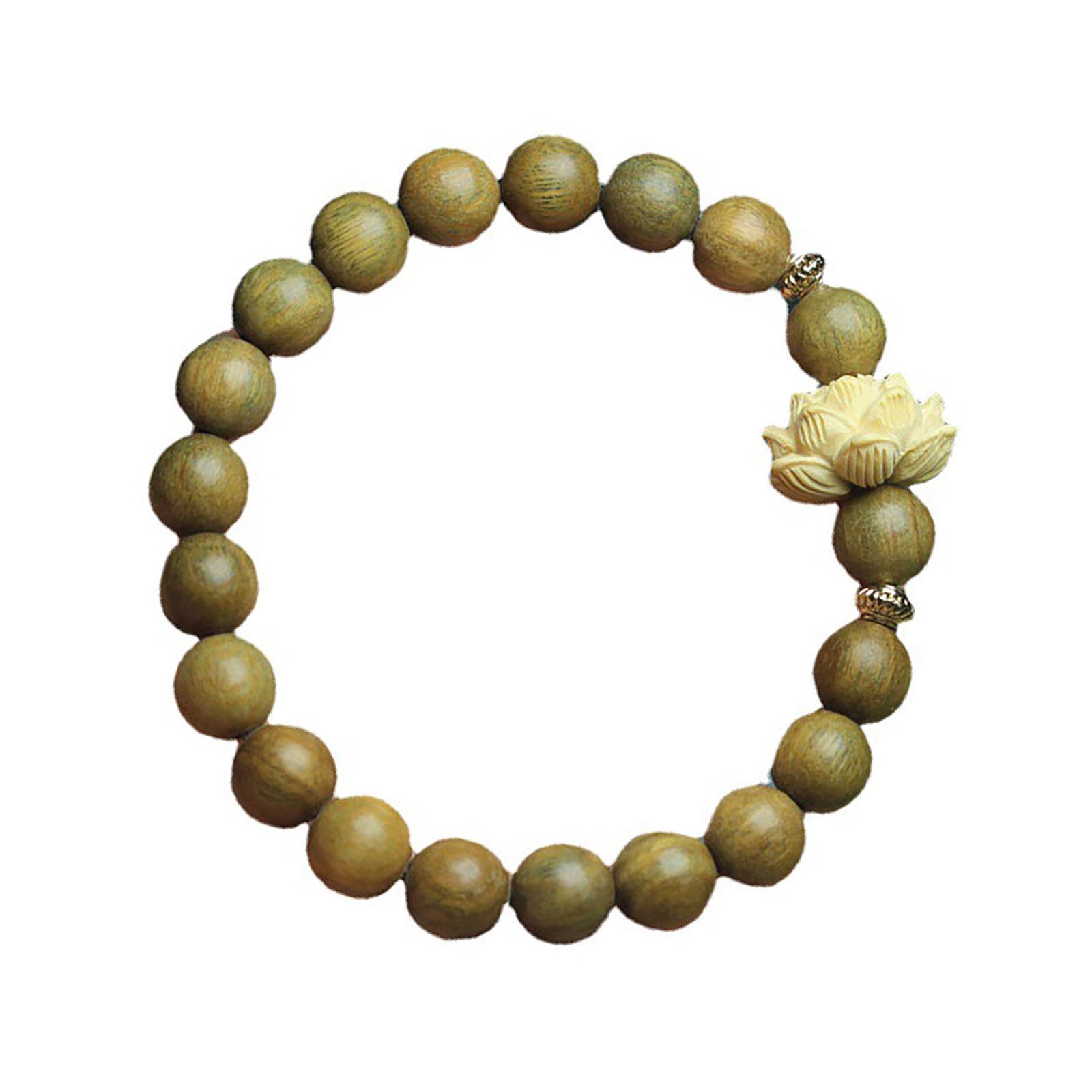 

Браслет из деревянных бусин, парный браслет из ниток, браслет в старинном стиле для женщин, национальный стиль и древнее вдохновение A