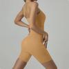 Women's Fashion Sleeveless Tight Yoga Hanging Neck Fitness Exercise Hip Lifting Jumpsuit