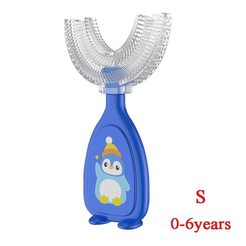 1pc Baby Toothbrush 360 Degree Child Toothbrush Teethers Soft Food Grade Silicone Baby Dental Care Training Toothbrush