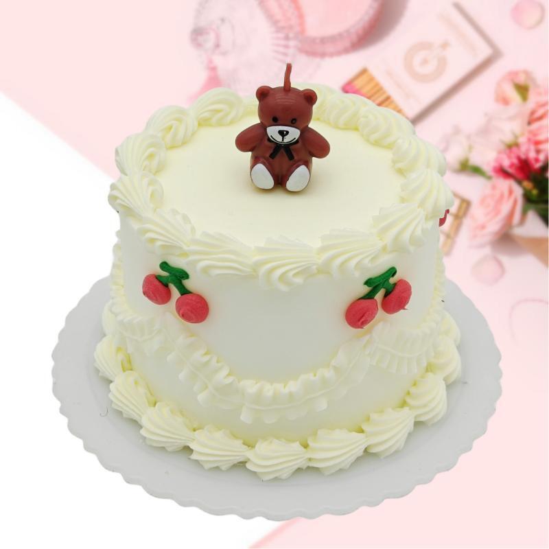 Simulation Cake Model Fake Birthday Cake Sample Cake Shop Showcase Display Decoration Birthday Party Crafts Photography Props