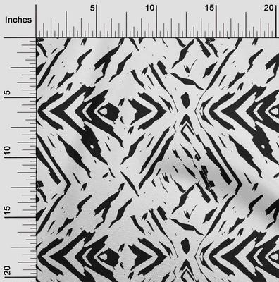 Cotton Cambric Black Fabric Animal Skin Quilting Supplies Print Sewing Fabric By The Yard 42 Inch