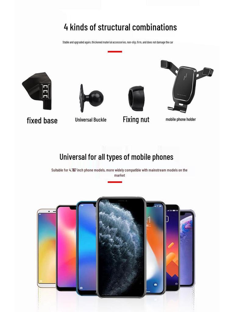 Wireless Charging Phone Holder for 2015-2017 Baojun 560