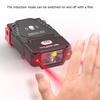 1 Pcs Mini LED Sensor Headlamp Hat Clip Cap Light Fishing Headlight USB Rechargeable Adjustable Angle Camping Headlamp LXY