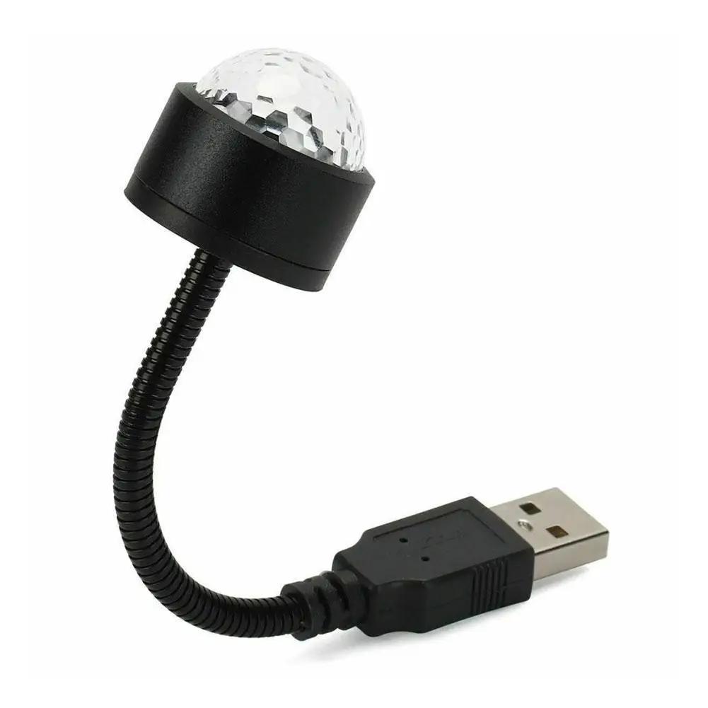 

Mini LED Starry Laser Atmosphere Ambient Projector Decoration Night USB Auto Star Lights NEW Roof Lamp Interior Galaxy Car T0O8 1pcs