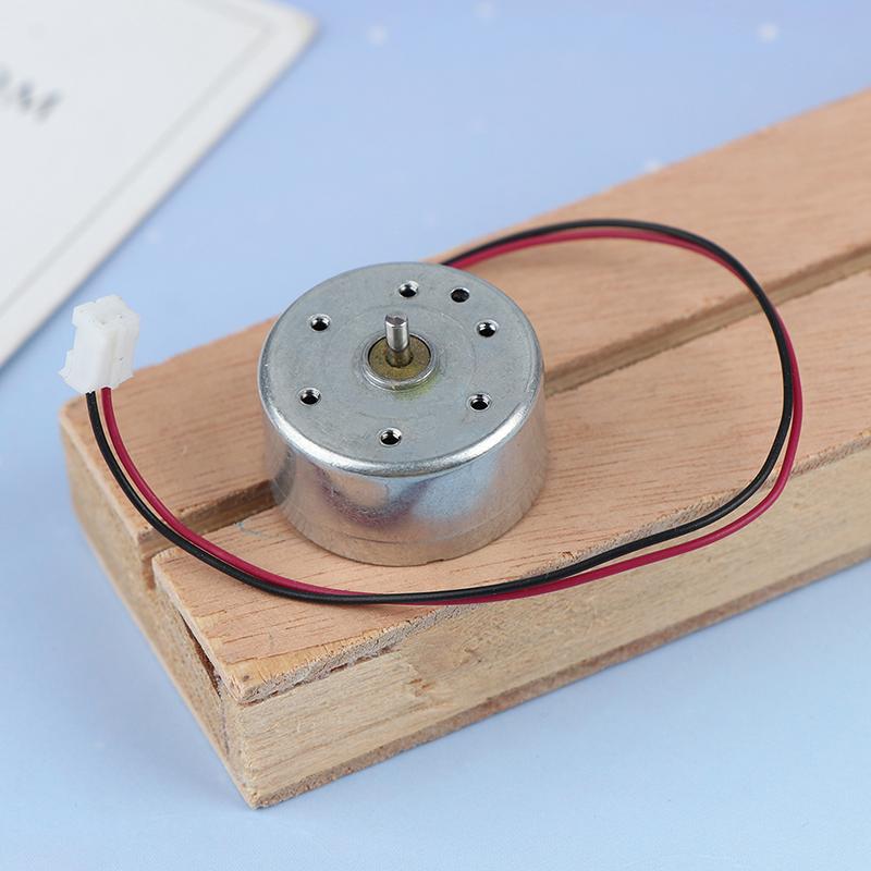 Rf-300C Mini 300 Motor Dc 1,5V -6V 7000U/min Mikro 24,4mm Runder Spindelmotor Geringer Strom Diy Solarenergie Ventilator Hobby Spielzeug Modell