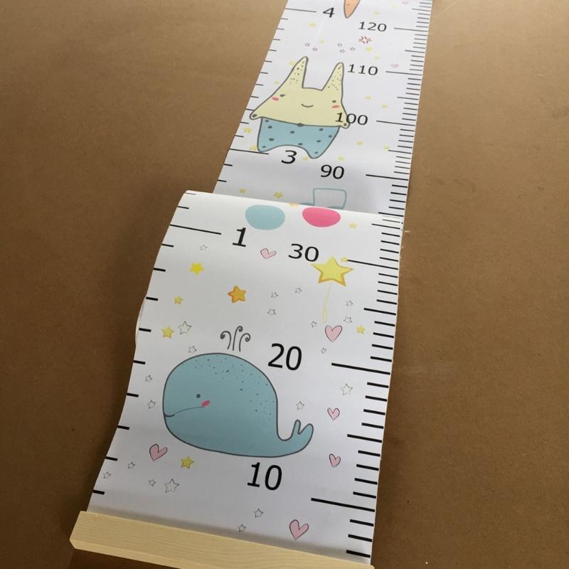 Creative Cartoon Decoration Kids Height Growth Chart Ruler for Kids Wall Meter