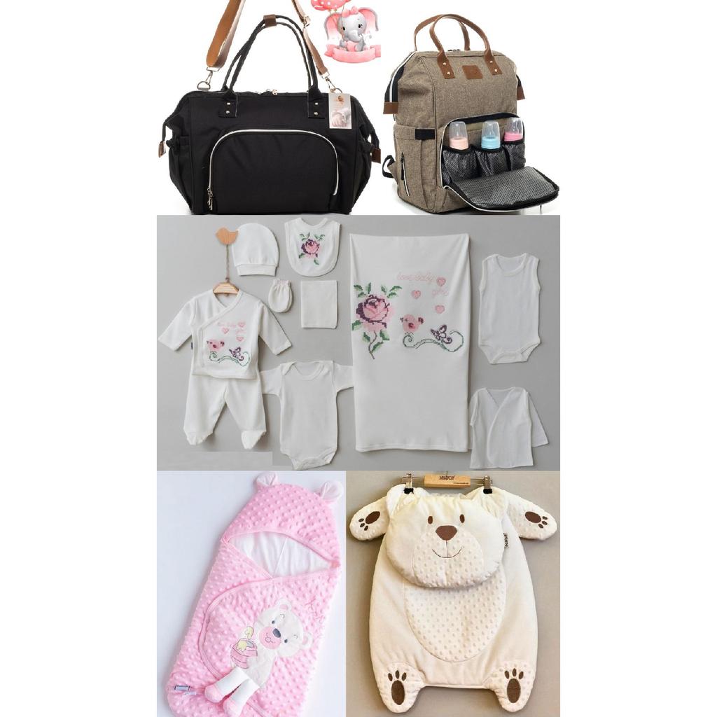 Organic Baby 8 Piece Hospital Release Unisex Coffee With Milk