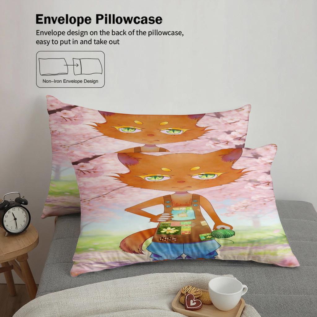 Softville Cozy Town Cute Fern The Quilt Fox Bedding Set With Duvet Cover  Pillowcase For Children'S Bedroom Decor