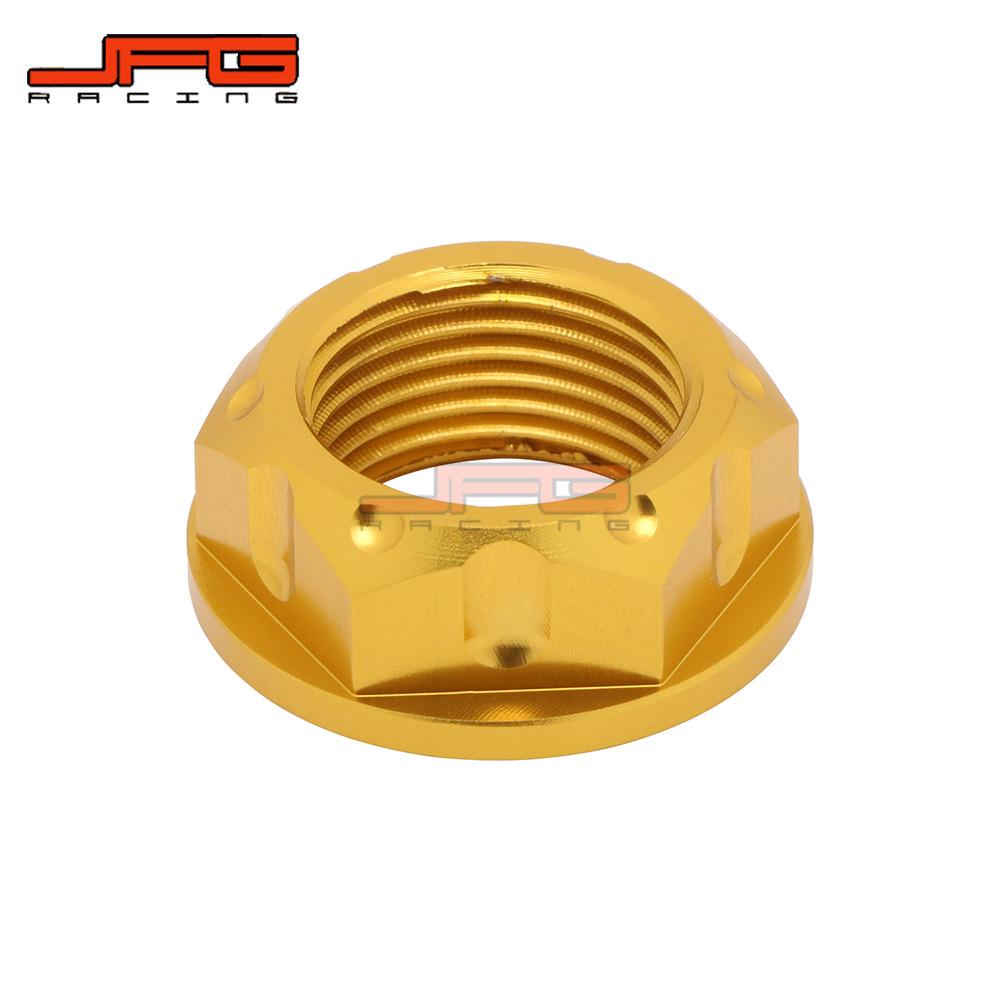 CNC Aluminum Front Axle Nut for DRZ400E/S/SM Off-Road Motorcycle