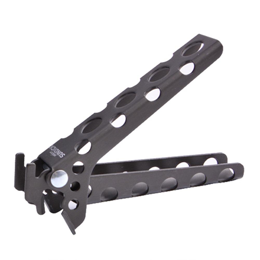 Aluminum Alloy Pot Clamp Portable Pan Grip Handle Durable Pot Gripper  Outdoor Cooking