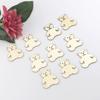 50pcs Bear Shape Bear Shaped Cutouts 41*48mm Hanging Bear Ornaments  for Painting,Home Decor