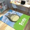 Totoro Friends Nature Carpet For Playroom Bedroom Living Room Sofa Home Decorkids Game Area Rug Nonslip Floor Mat