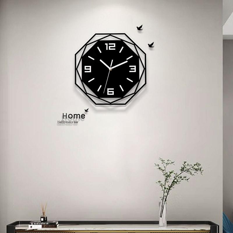 Modern Minimalist Wall Clock Silent, Acrylic Material with Atmospheric Design, Personality Decor & Quartz Clock