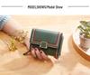 2025 Embroidered Accordion Card Holder Zipper Wallet for Women
