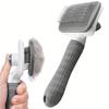 Self-cleaning Pet Hair Remove Comb Cat Slicker Brush Pet Hair Removal Comb For Dogs Cats Grooming Tools Combs Dogs Accessories