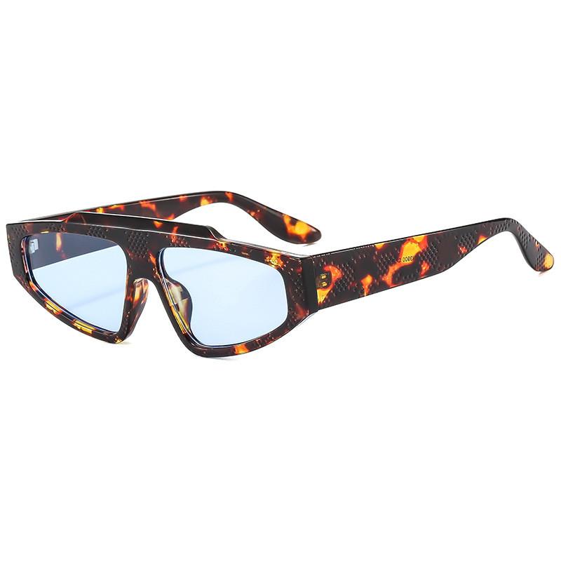 Triangular Sunglasses For Men And Women Uv400 Fashion Outdoor Eyewear With Gray Lenses For Street Style