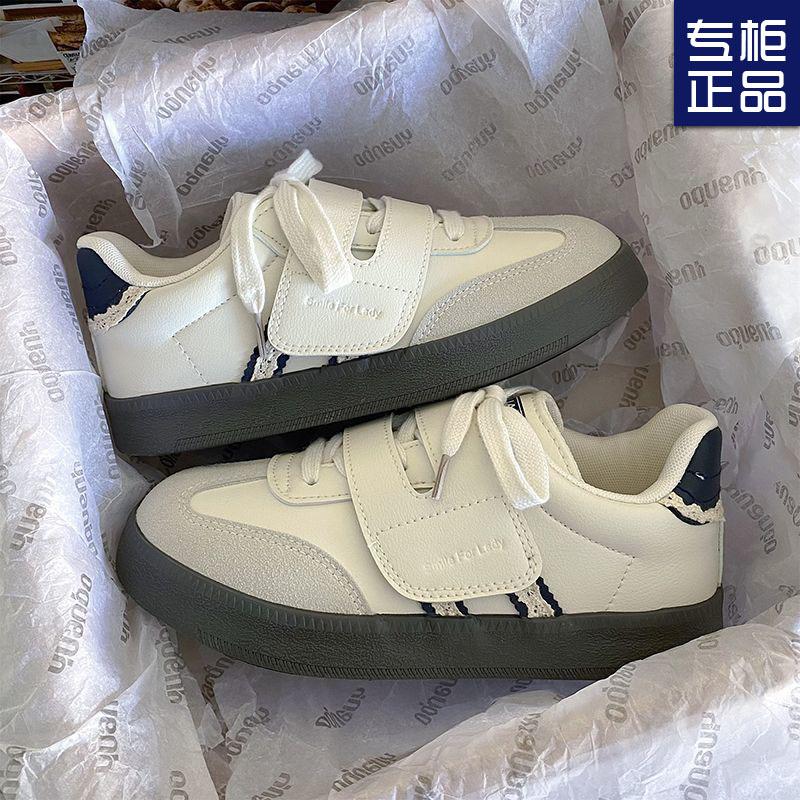 

Dopamine niche Velcro women s spring new versatile college style light sports casual shoes 35 білий