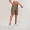 Damen Wander-Cargo-Shorts mit mehreren Taschen, Leicht, Schnelltrocknend, Sommer-Shorts mit Kordelzug, Elastischer Bund, Bermuda-Shorts für Outdoor, Wandern, Arbeit