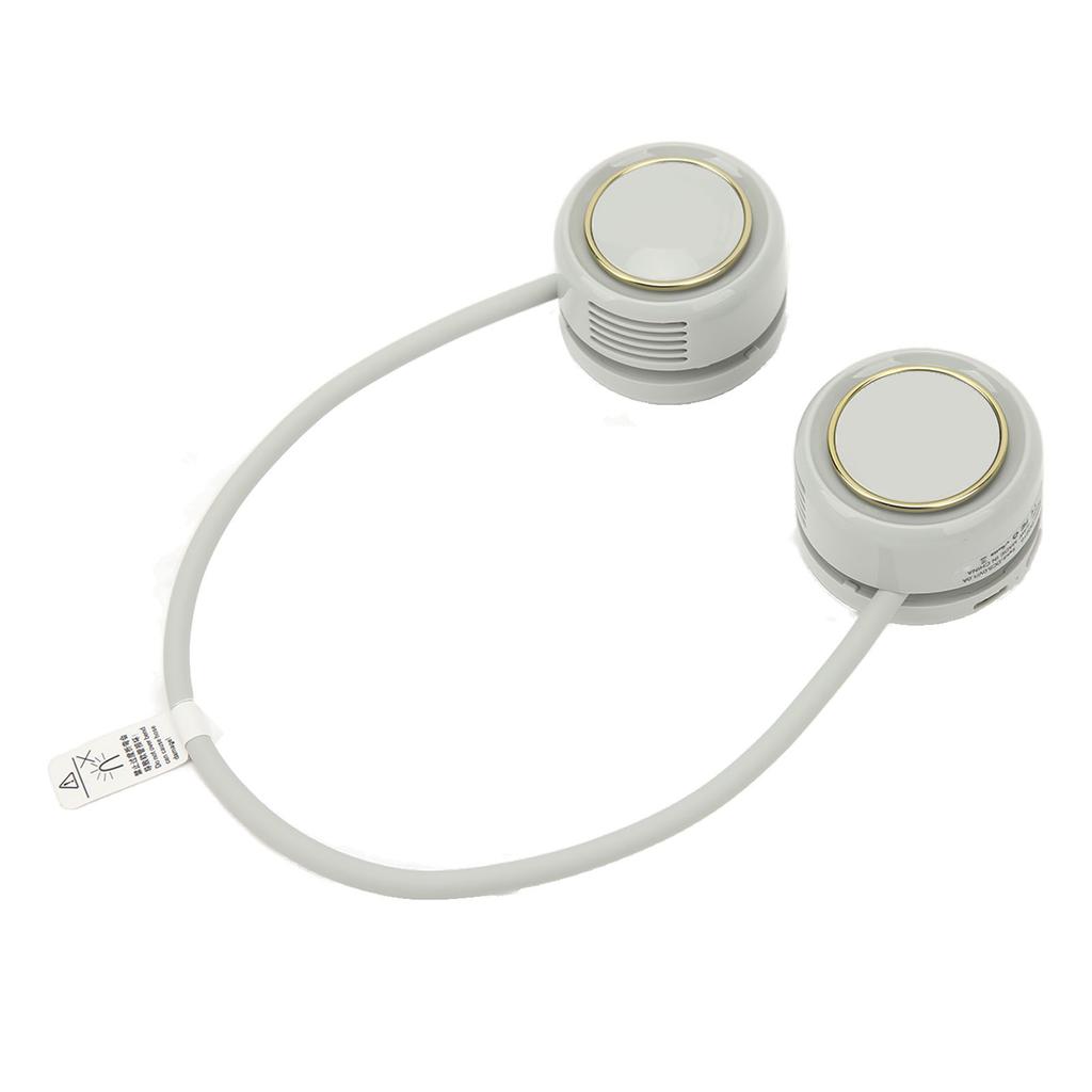 3 Gr Foldable Neck Hanging Fan Silent 3   Bladeless Folding Neck Hanging Fan for School 1600mAh