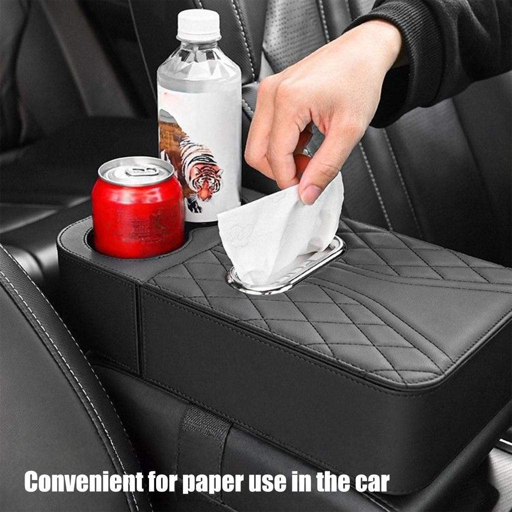 Armrest Cover for Car Raised Center Console Organizer Pad Vehicle Armrest Elbow Pad for Daily Commuting Travel Driving Truck SUV