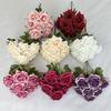 Faux Rose Flower Wedding Arch Decoration With Handcrafted Silk Flowers For Event And Home Use