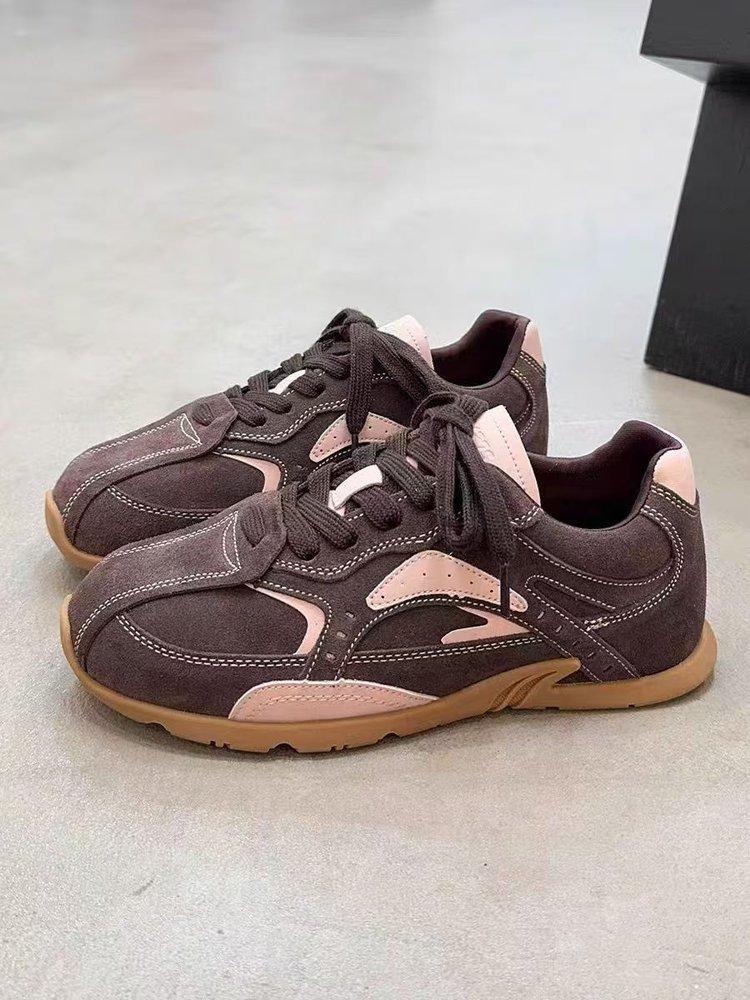 Retro German training shoes flat casual shoes children's models 2025 autumn and winter new popular fashion versatile sports Forrest Gump shoes