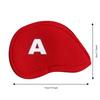 10pcs EVA Surface Golf Iron Head Covers Durable Fabric Head Protect Cover  Fits Most Iron Clubs