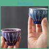 Japanese Glaze Ice Ceramic Cracked Tea Cup Tea Set Office Water Cup Colorful Pottery Tea Cup Drinkware