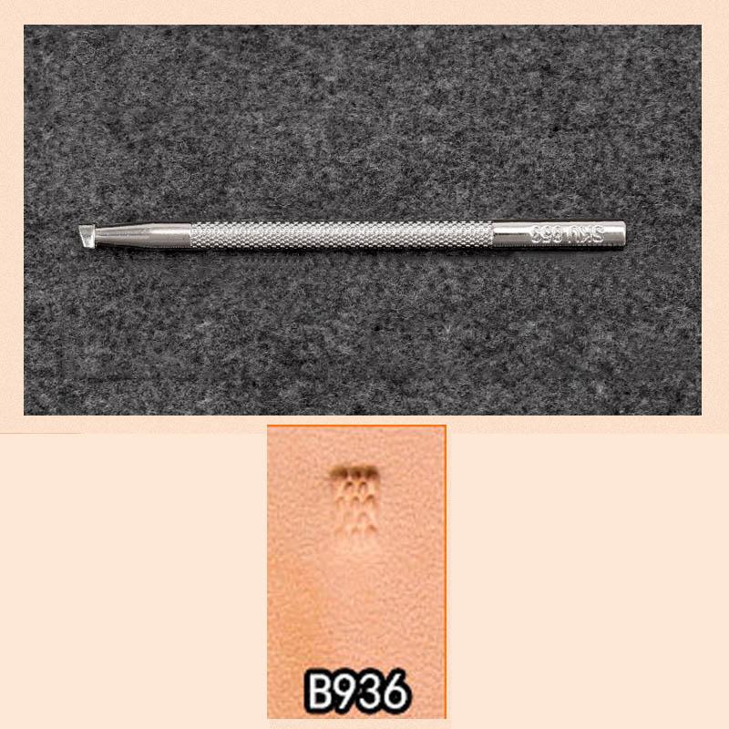 Leather Carving Printing Manual DIY Leather Alloy Printing Tools Special Printing Tools for Carving and Knocking Flowers K536