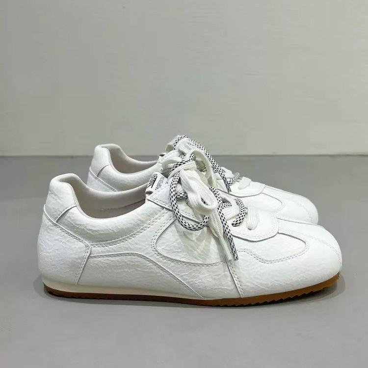 Retro German training shoes women's 2025 autumn new sports breathable Forrest Gump shoes versatile white shoes casual board shoes single shoes